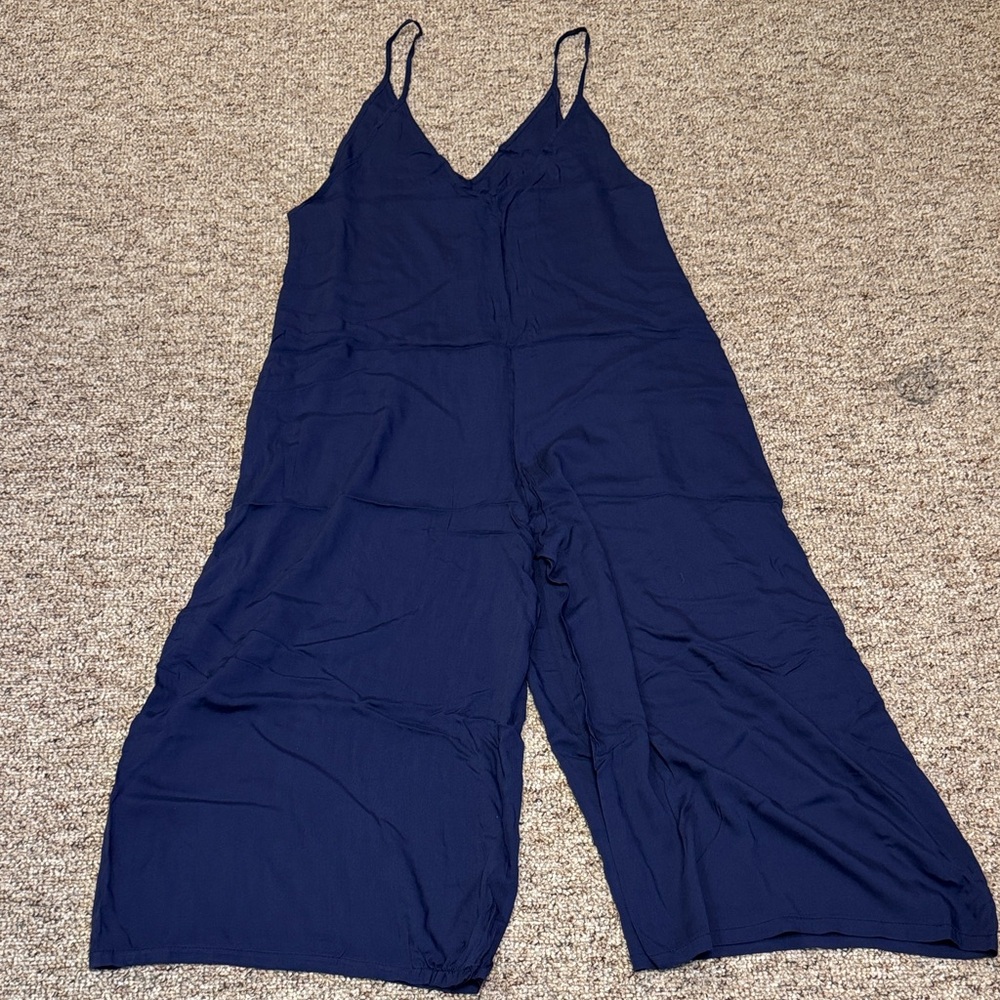 Elegant Navy Jumpsuit - Picture 1 of 4